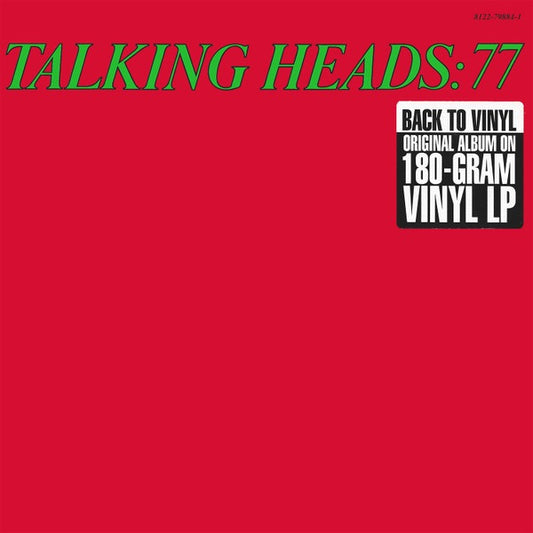 Image of Front Cover of LP - NEW/NEW - TALKING HEADS, Talking Heads: 77 (Sire; 8122-79884-1, Europe 2009 Reissue, Inner), ,  - 0736178E