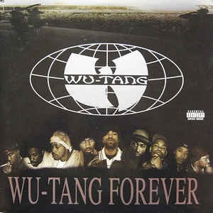 Image of Front Cover of 4xLP - G/G - WU-TANG, Wu-Tang Forever (Loud; 74321 45768 1, Europe 1997, Gatefold), Tatty sleeve with creases, edge and ringwear, tears etc. Records are very marked.,  - 3826068E