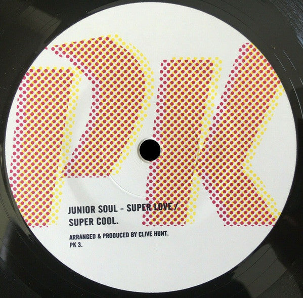 Image of Front Cover of 10" - VG/VG+ - JUNIOR SOUL / LLOYD CHARMERS, Super Love / Super Cool / Darker Than Blue / Instrumental (PK; PK3, UK 2001, Plain Sleeve), Strong VG+ vinyl with few minor hairlines. Plays great.,  - 4026390E