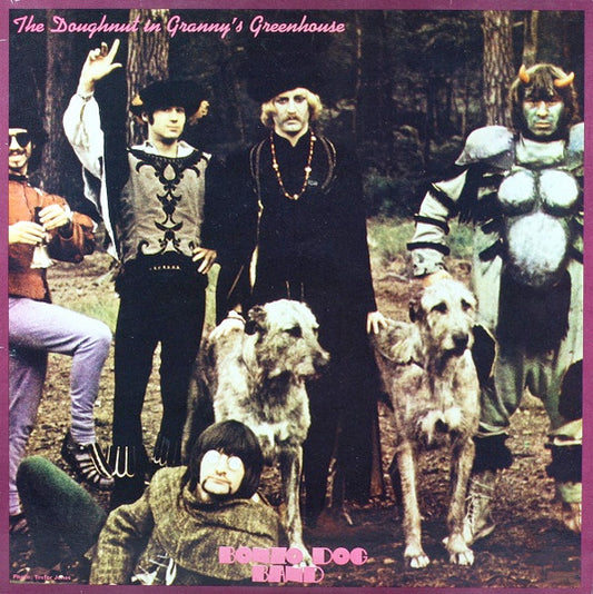 Image of Front Cover of 4144080S: LP - BONZO DOG BAND, The Doughnut In Granny's Greenhouse  (Edsel; XED209, UK 1987 Reissue, Gatefold) Sticker Residue on Sleeve  VG/VG+