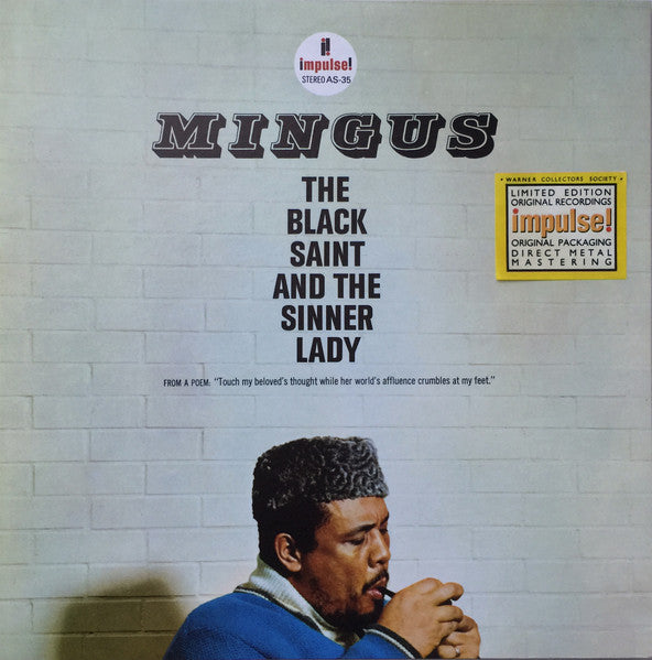 Image of Front Cover of LP - VG/VG+ - CHARLES MINGUS, Black Saint & the Sinner Lady (MCA Blue Rainbow; AS-35, Germany 1985 Reissue, Gatefold, Company Inner), ,  - 2626169E