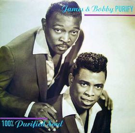 Image of Front Cover of LP - VG+/VG - JAMES AND BOBBY PURIFY, 100% Purified Soul (Charly; CRB 1182, UK 1988), ,  - 3516315C