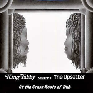 Image of Front Cover of 1615405C: LP - KING TUBBY MEETS UPSETTER, At The Grass Roots Of Dub (Studio 16; STU16LP 001, UK 2005 Reissue, Green Vinyl)   NEW/NEW