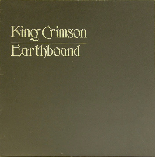 Image of Front Cover of 2424228E: LP - KING CRIMSON, Earthbound (Polydor; 2343 092, UK 1977 Reissue) Strong VG+  VG+/VG+