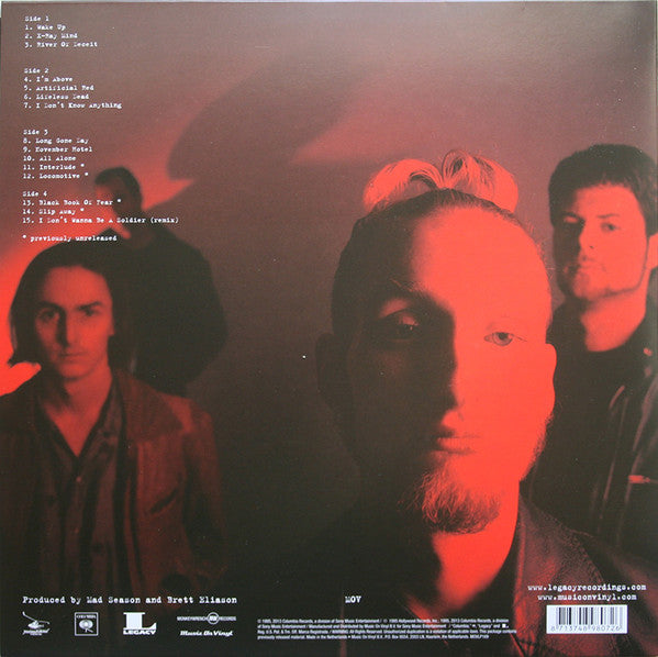 Image of Back Cover of 2xLP - NEW/NEW - MAD SEASON, Above (Music On Vinyl; MOVLP169, Europe 2013, Gatefold, Insert, 180 Gram Black Vinyl), ,  - 2956357S