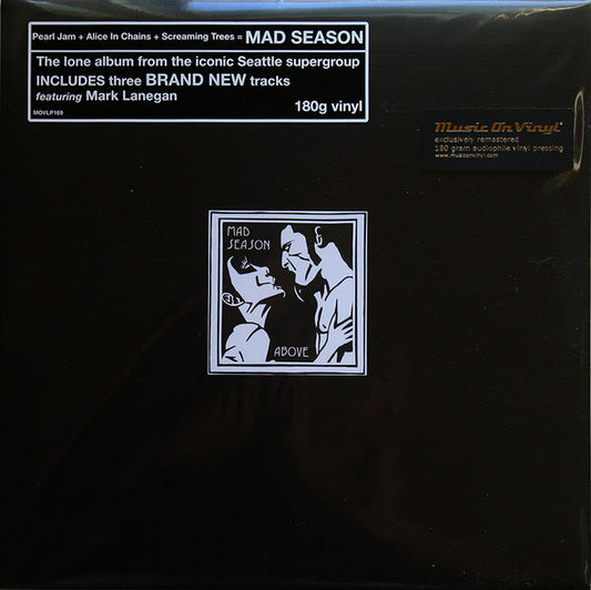 Image of Front Cover of 2xLP - NEW/NEW - MAD SEASON, Above (Music On Vinyl; MOVLP169, Europe 2013, Gatefold, Insert, 180 Gram Black Vinyl), ,  - 2956357S