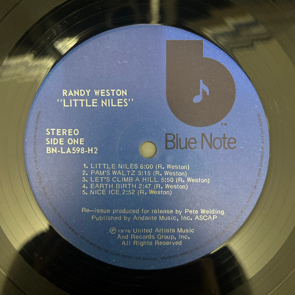 Image of Label Cover of 2xLP - VG/VG - RANDY WESTON, Little Niles (Blue Note; BN-LA598-H2, US 1976, Gatefold), ,  - 3126200E