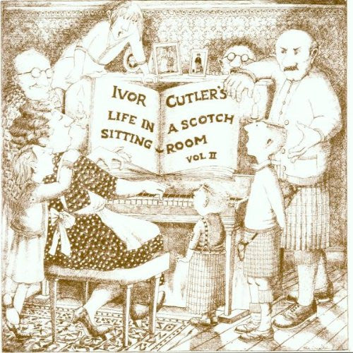 Image of Front Cover of 2514289C: LP - IVOR CUTLER, Life In a Scotch Sitting Room Vol II (Harvest Green, EMI On Rim, EMI Box; SHSP4084, UK 1978, Textured Sleeve)   VG+/VG+