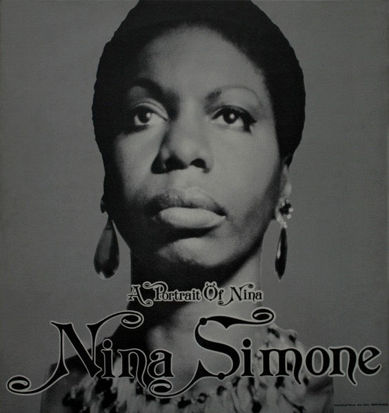 Image of Back Cover of 2xLP - VG/VG - NINA SIMONE, Portrait Of (Disques Festival; ALB 189, France 1975, Laminated Gatefold Sleeve), Light Marks only.,  - 2516492C