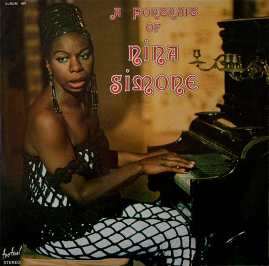 Image of Front Cover of 2xLP - VG/VG - NINA SIMONE, Portrait Of (Disques Festival; ALB 189, France 1975, Laminated Gatefold Sleeve), Light Marks only.,  - 2516492C