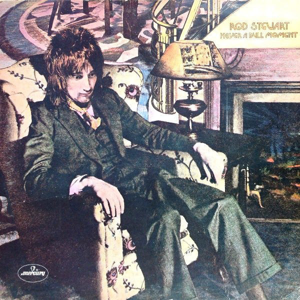 Image of Front Cover of LP - VG/VG - ROD STEWART, Never A Dull Moment (Mercury Black Labels With Copyright Control; 6499-153, UK 1972, Double Gatefold Sleeve), Strong VG,  - 3316074C
