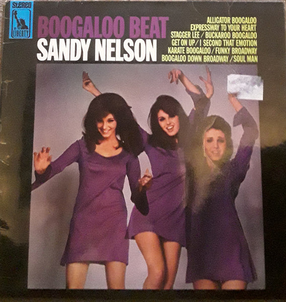 Image of Front Cover of LP - VG/VG - SANDY NELSON, Boogaloo Beat (Liberty; LBS83110E, UK 1968, Laminated Sleeve, Stereo), ,  - 0626251E