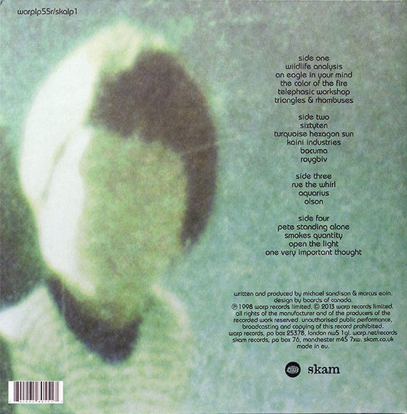Image of Back Cover of 2xLP - NEW/NEW - BOARDS OF CANADA, Music Has The Right To Children (Warp; WARPLP55R, UK 2022 Reissue, Gatefold), ,  - 3316314C