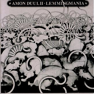 Image of Front Cover of 5124335E: LP - AMON DUUL 2, Lemmingmania (UA; UAG 29723 G, UK 1975, Metallic Sleeve, Great Compilation of Early 70s tracks)   VG/VG