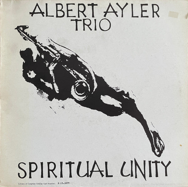 Image of Front Cover of LP - VG+/VG - ALBERT AYLER, Spiritual Unity (Base Red and White; 1002, Italy 1970s Reissue), ,  - 2626238E