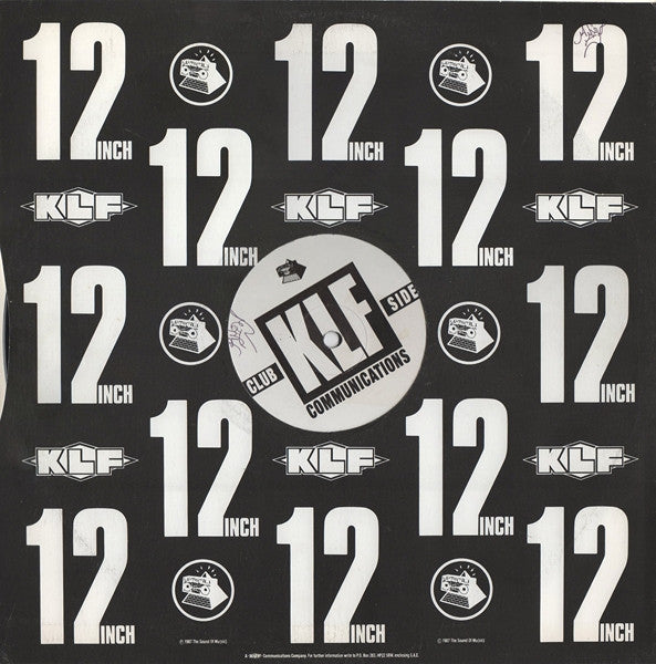Image of Front Cover of 12" - VG+/VG - KLF, Burn the Bastards (KLF; KLF002T, UK 1988, Company Sleeve), Graded VG as the A-Side has a mark that causes a click for approx 30 secs. B-Side is VG+.,  - 2226019E