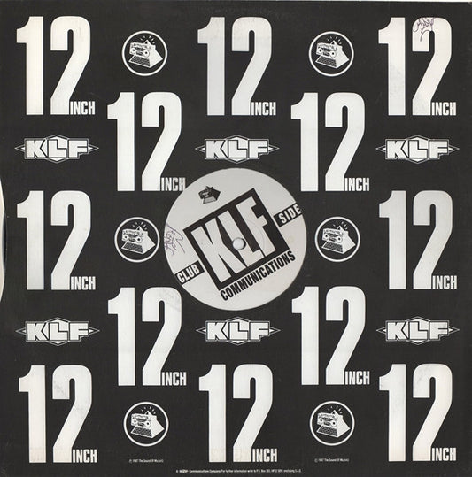 Image of Front Cover of 12" - VG+/VG - KLF, Burn the Bastards (KLF; KLF002T, UK 1988, Company Sleeve), Graded VG as the A-Side has a mark that causes a click for approx 30 secs. B-Side is VG+.,  - 2226019E