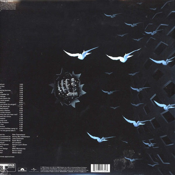 Image of Back Cover of 0136110E: 2xLP - THE WHO, Tommy (Universal; 3715749, UK 2013 Reissue, Triple Gatefold, Insert, Deluxe Edition, Remastered, Stereo)   NEW/NEW