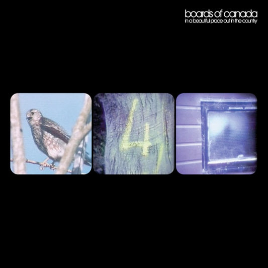 Image of Front Cover of 12" EP - NEW/NEW - BOARDS OF CANADA, In A Beautiful Place Out In The Country (Warp; WAP144R, UK 2013 Reissue, Picture Sleeve, Inner, Download Code), , 'In a Beautiful Place Out in the Country' is an EP originally released in November 2000, in between the Scottish duo's landmark releases 'Music Has the Right to Children' and 'Geogaddi'. The four track collection weaved the pair's now familiar motifs of nature, childhood and madness around a central theme: the Branch Davidian religious