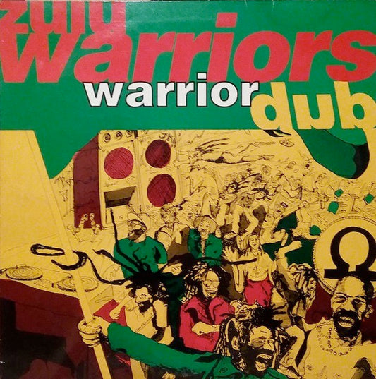 Image of Front Cover of 3415183C: LP - ZULU WARRIORS, Warrior Dub (WAU! Mr. Modo Recordings; MOWLP 004, UK 1989, Glossy Sleeve)   VG+/EX