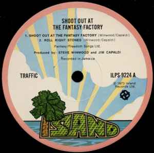 Image of Label Cover of LP - VG/VG - TRAFFIC, Shoot Out at the Fantasy Factory (Island Pink Rim; ILPS9224, UK 1973, Laminated Die Cut Sleeve, Die Cut Inner, a1/b1 Matrix), A few light marks, Printed inner very tatty, Decent sleeve,  - 3816276C