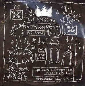 Image of Front Cover of 4644035S: 12" - RAMMELZEE VERSUS K.ROB, Beat Bop (Vocal) / Beat Bop (Instrmntl) (Version One) (Tartown; TT001, US 2001 Reissue, Picture Sleeve, Label states 45 RPM. Plays at 33  RPM) few whispy hairlines - minor. sleeve in great shape  VG/VG