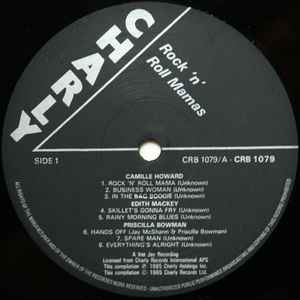 Image of Label Cover of 3115351C: LP - VARIOUS, Rock 'N' Roll Mamas (Charly R&B; CRB 1079, UK 1985)   VG+/VG+