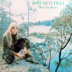 Image of Front Cover of LP - VG+/VG - JONI MITCHELL, For the Roses (Asylum White Door Label Gramophone Rimtext; SYLA 8753, UK 1972, Double Gatefold, Original UK release), Strong VG,  - 3615462C