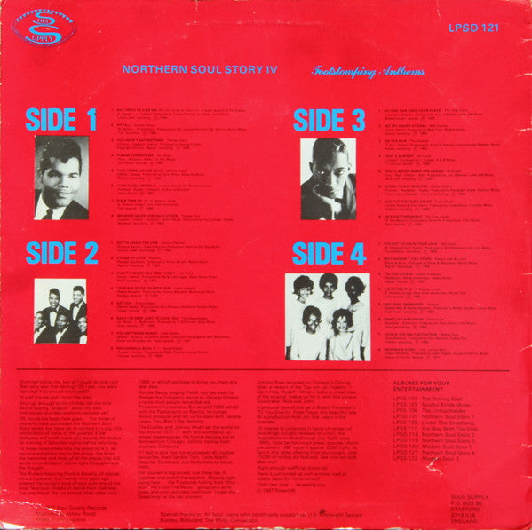 Image of Back Cover of 2xLP - G+/VG - VARIOUS, The Northern Soul Story 4 (Soul Supply; LPSD 121, UK 1987), ,  - 4725063E