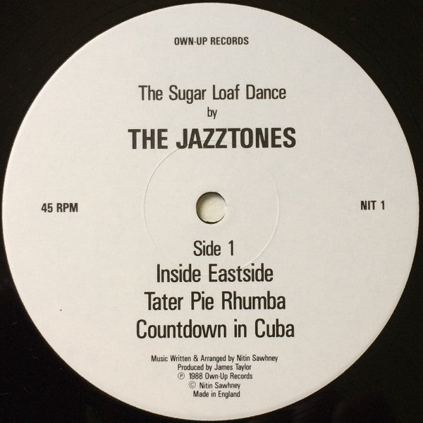 Image of Label Cover of 0624285E: LP - THE JAZZTONES, The Sugar Loaf Dance (Own-Up; NIT 1, UK 1988, Picture Sleeve)   VG/VG+