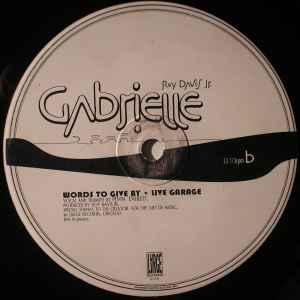 Image of Back Cover of 12" - /VG - ROY DAVIS JR., Gabrielle (Large; LJ-019, US 1996, Plain Sleeve), few light scuffs - minor. storage wear and creasing to sleeve - still in shrink - opened. pen on label, timeless garage house classic! - 1846137S