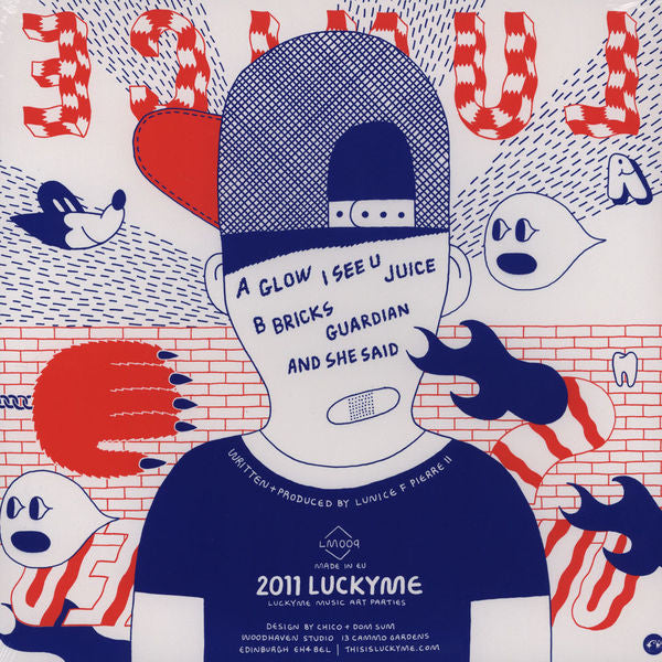 Image of Back Cover of 4944222S: 12" - LUNICE, One Hunned (LuckyMe; LM009, UK 2011)   VG+/VG+