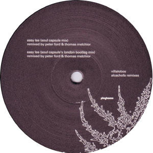 Image of Back Cover of 2x12" - G+/G - RICARDO VILLALOBOS, Alcachofa Remixes (Playhouse; PLAY093, Germany 2004, Picture Sleeve), Marked but plays above grade. Sleeve worn, creased, lightly damaged at edges and corners. Old stickers on reverse, A Dexter (Two Lone Swordsmen Remix)B Easy Lee (Smith N Hack Remix)C Easy Lee (Soul Capsule Mix)CC Easy Lee (Soul Capsule's London Bootleg Mix)D Easy Lee (Jay Haze's Crash The Afterparty Dub)DD Easy Lee (Cassy Lee Mix) - 4216548C