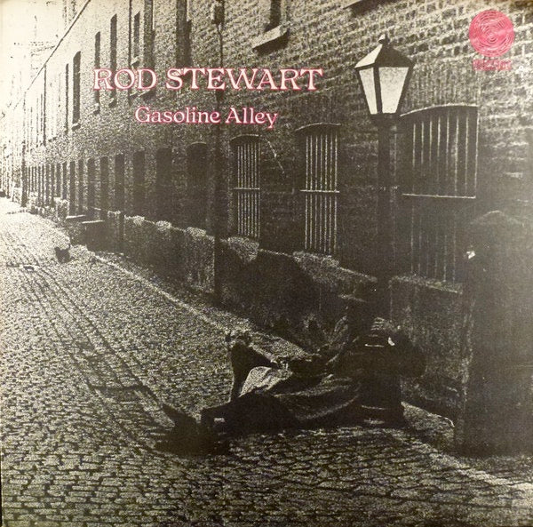 Image of Front Cover of LP - VG+/VG+ - ROD STEWART, Gasoline Alley (Vertigo Spaceship; 6360500, UK 1973 Reissue, Gatefold), ,  - 3046188S