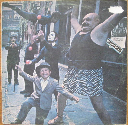 Image of Front Cover of LP - VG/VG - THE DOORS, Strange Days (Elektra Butterfly, w Logo on Rim; K42016, UK 1976 Reissue, Non-Laminated Sleeve), Strong VG - a few hairlines, edge wear,  - 2546009S
