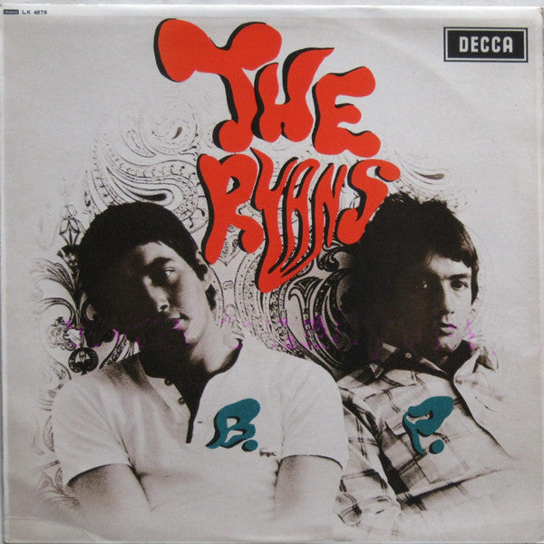 Image of Front Cover of LP - G+/G+ - THE RYANS, Two Of a Kind (Decca Red Unboxed; LK4878, UK 1967, Laminated Front Sleeve, Non-Flipback, Mono), Edge and ring wear, creasing and marks. Heavy wear on disc but nothing too deep.,  - 4146094S