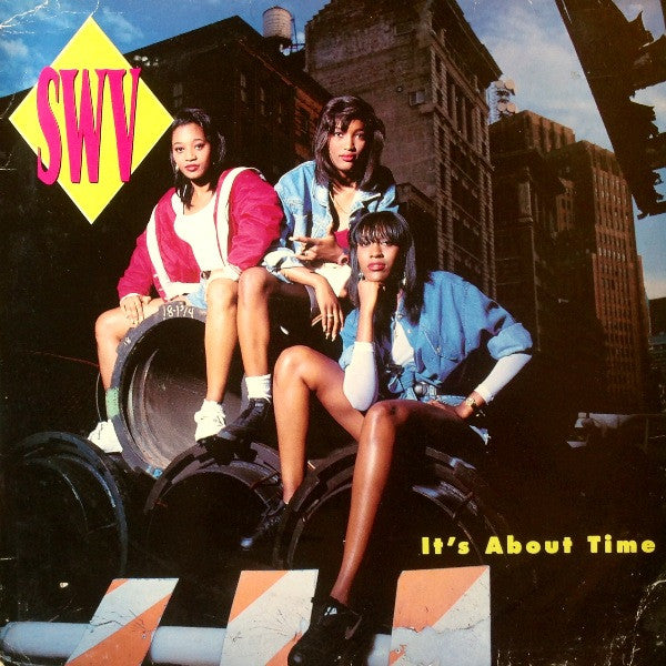 Image of Front Cover of 4644413S: LP - SWV, It's About Time (RCA; 07863 66074 1, UK 1992, Picture Sleeve) Very light marks only. Minor edge creasing and spine damage.   VG/VG