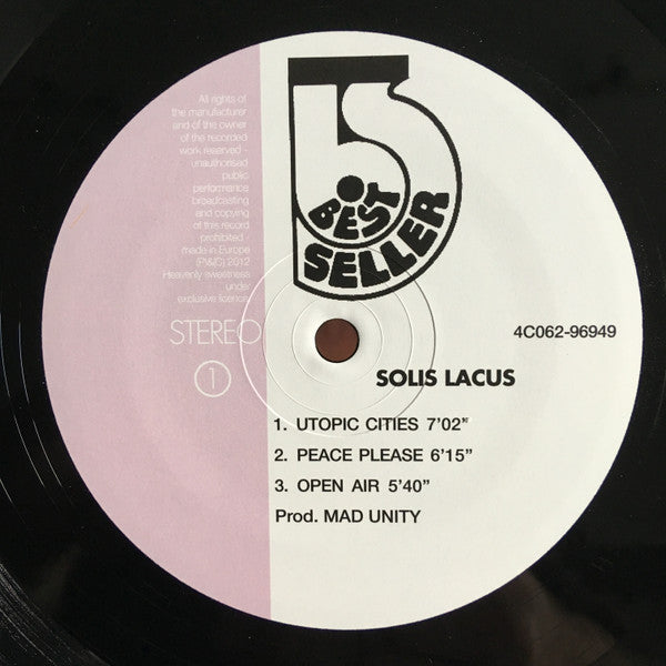 Image of Label Cover of LP - VG+/VG+ - SOLIS LACUS, Solis Lacus (Heavenly Sweetness; H*S064VL, France 2012, Booklet & Insert), One bumped corner, a few light hairlines.,  - 1726163E