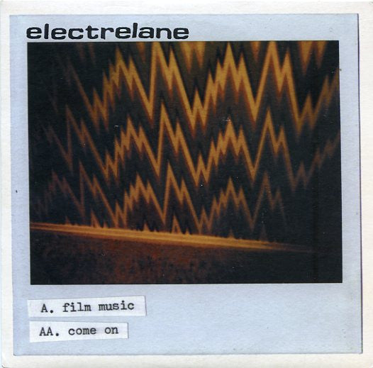 Image of Front Cover of 4014257C: 7" - ELECTRELANE, Film Music (Indenial; Indenial1, UK 2000, Picture Sleeve, Numbered, Limited Edition) No. 0447.   EX/VG+