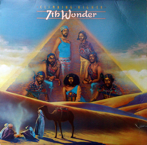 Image of Front Cover of LP - VG/G+ - 7TH WONDER, Climbing Higher (Parachute; RR 9014, US 1979, Company Inner, Track 1 above center hole), Visually a G+ but plays clean.,  - 2946191S