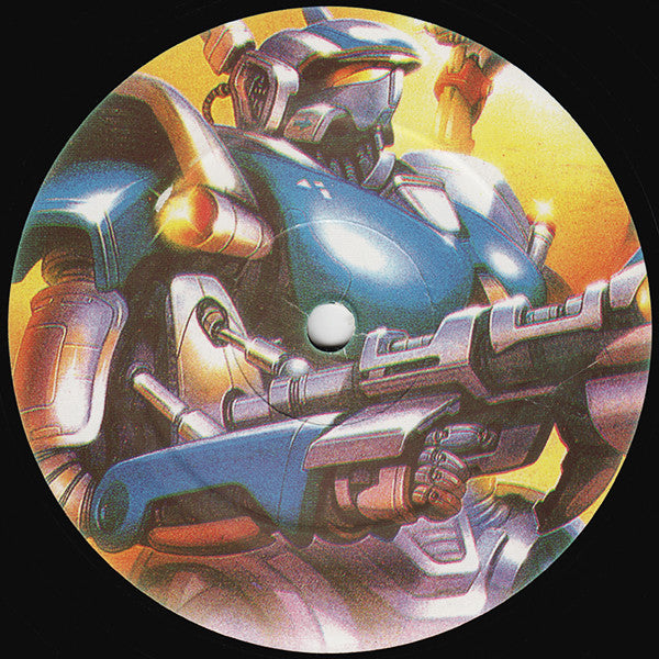 Image of Back Cover of 12" - /VG - DJ CRYSTL, The Dark Crystl / Inna Year 3000 (Force Ten Records; FTR 001, UK 1993), Light scuffs and hairlines causing some light surface noise,  - 3226063E