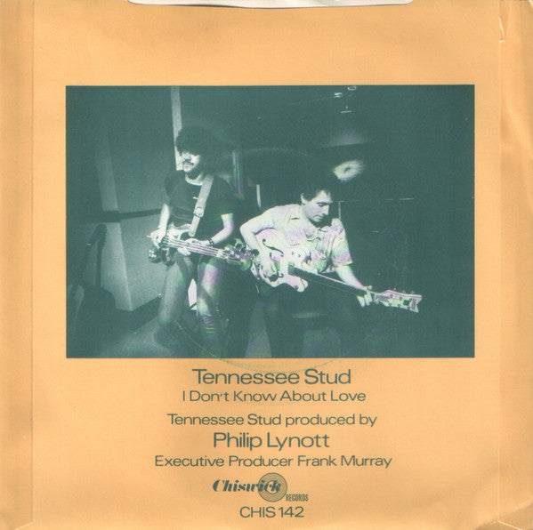 Image of Back Cover of 7" - VG/VG+ - TERRY WOODS, Tennessee Stud (Chiswick Records; CHIS 142, UK 1981 Reissue, Picture Sleeve, Steeleye Span/ Thin Lizzy), Light Ring wear,  - 4015374C