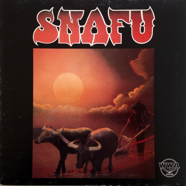 Image of Front Cover of LP - VG/VG+ - SNAFU, SNAFU (WWA; WWA003, UK 1973, Gatefold), Edge wear,  - 4226273E