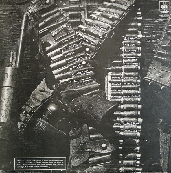 Image of Back Cover of LP - VG+/VG+ - GUN, Gun Sight (CBS Orange (33 1/3 On Label); 63683, UK 1969, Laminated Front Sleeve), Strong VG+ - Nice Copy, Company Inner (Split),  - 2826201E