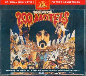 Image of Front Cover of 2715611C: 2xCD - FRANK ZAPPA, 200 Motels (Rykodisc; RCD 10513/14, Europe 1997 Reissue, Double CD Case, Booklet, Poster, No Banderole.)   VG+/VG+