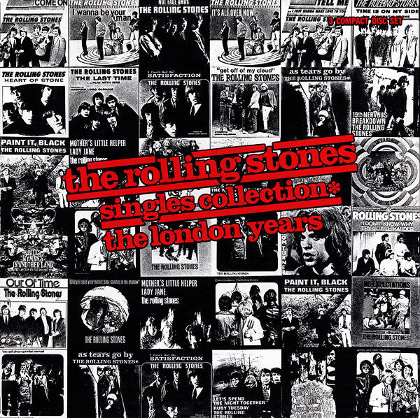 Image of Front Cover of 3xCD - VG/VG+ - THE ROLLING STONES, Singles Collection The London Years (ABKCO; 1218-2, US 1989, CD In LP Sized Box Sleeve, Booklet & Insert), ,  - 1236114E