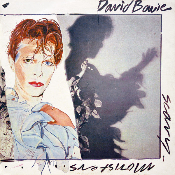 Image of Front Cover of LP - G+/G+ - DAVID BOWIE, Scary Monsters and Super Creeps (RCA Black; BOW LP 2, UK 1980, Insert, TOWNHOUSE Matrix), Staining to sleeve,  - 3626516E