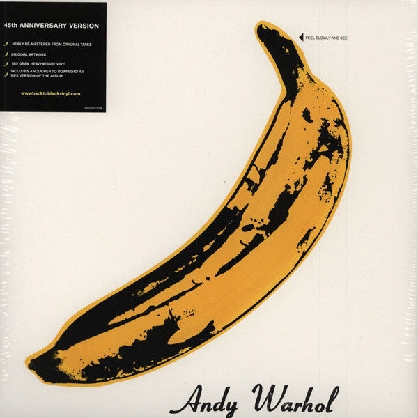 Image of Front Cover of 4754029S: LP - THE VELVET UNDERGROUND & NICO, The Velvet Underground & Nico (Verve Records; 371 710-8, Europe 2020 Reissue, Gatefold With Peelable Sticker, 180 Gram Vinyl.)   NEW/NEW