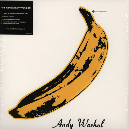 Image of Front Cover of 2215614C: LP - THE VELVET UNDERGROUND & NICO, The Velvet Underground & Nico (Verve Records; 3717108, Europe 2020 Reissue, Gatefold With Peelable Sticker, 180 Gram Vinyl.)   NEW/NEW