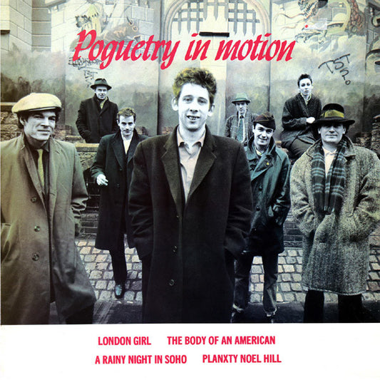 Image of Front Cover of 5144299S: 12" EP - THE POGUES, Poguetry in Motion EP (Stiff; BUYIT243, UK 1986, Picture Sleeve)   VG/VG+